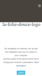 Mobile Screenshot of lafoliedouce.com